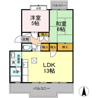 ピュアハイツ【0306号室】の間取り