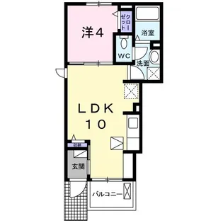 ルーベル土器 A【0101号室】の間取り