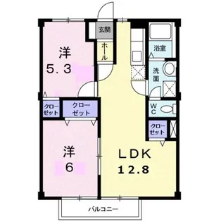 エクセル・コート【2階】の間取り
