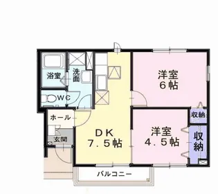 パーク・アベニューC【1階】の間取り