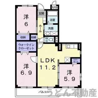 ANNEXーⅡ【3階】の間取り