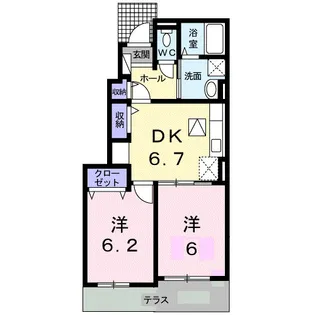 fururu【1階】の間取り