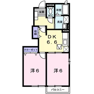 フラン・プロムナード A【1階】の間取り