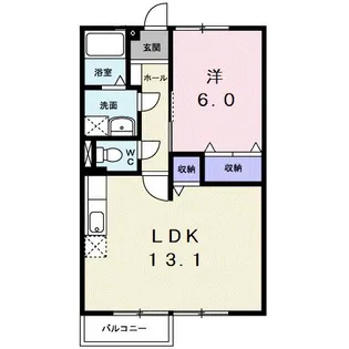 メゾン掛樋【2階】の間取り