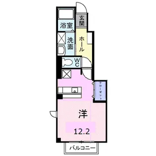 カムフィスペース【1階】の間取り