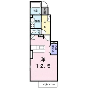 ヴィラ・サニーヒルB【1階】の間取り