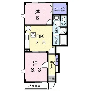 スマイルハウス【1階】の間取り