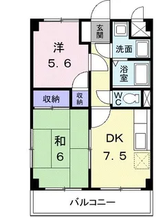 ハイツヤマシタ【3階】の間取り