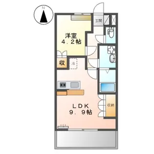 ファインパストラルⅡ【2階】の間取り