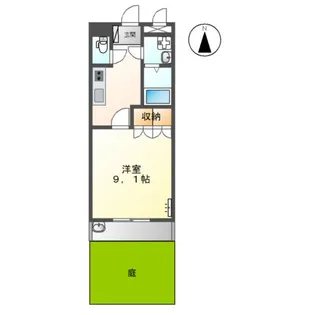 エルビス今里Ⅱ【1階】の間取り