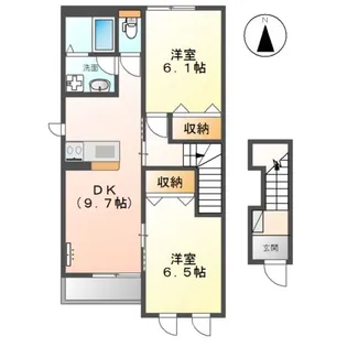 ラフィネ【2階】の間取り