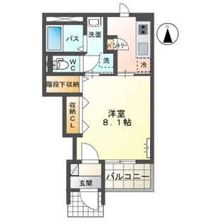 コーエギジスト【1階】の間取り