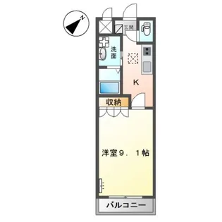ボア・ソルテ【1階】の間取り