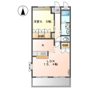 ロイヤルコーポ中川【2階】の間取り