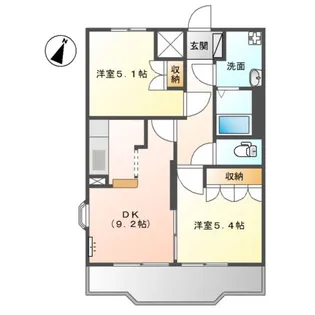 ボヌール【2階】の間取り