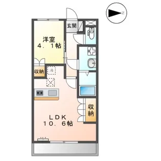 メゾン優【1階】の間取り