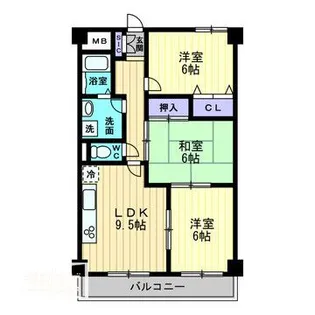 リアライズ屋島【0502号室】の間取り