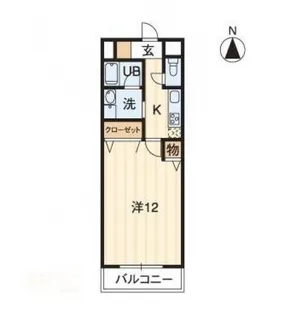 リベルテ太田【0307号室】の間取り