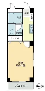 フォブール21・A【0101号室】の間取り