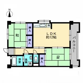 コーポニューデリ【0306号室】の間取り