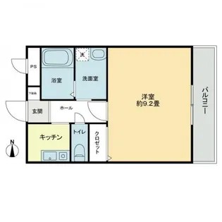 ガレージライフ高松東【0203号室】の間取り