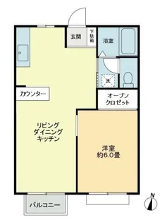 フォブールホロニックB【0B204号室】の間取り