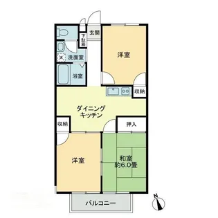 フォブールDMC・C【0204号室】の間取り