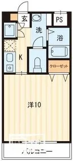 リミエール野口【0102号室】の間取り
