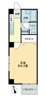 フォブールHINATA【0105号室】の間取り