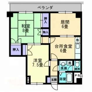 ロゼ三条【0603号室】の間取り