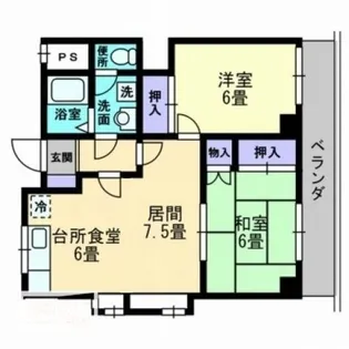 ロゼ三条【0306号室】の間取り