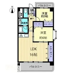 クリスタルパレス【0301号室】の間取り