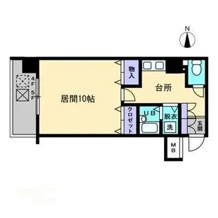 リマーク上之町【0301号室】の間取り