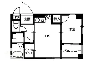 グランディⅠ【0101号室】の間取り