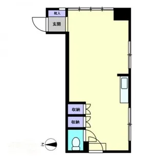 片山第2ビル【0402号室】の間取り
