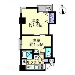シティホワイト【0706号室】の間取り