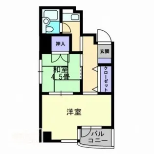 アーバン錦町【0604号室】の間取り