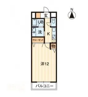リベルテ太田【0204号室】の間取り