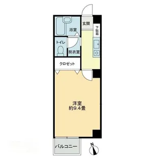 フォブールHINATA【0103号室】の間取り