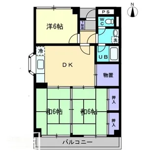 カーサ松村【0201号室】の間取り