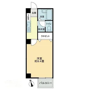 フォブールHINATA【0102号室】の間取り