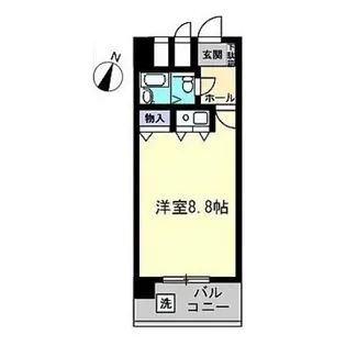 am′s4観光町【0301号室】の間取り