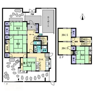 香川県高松市御厩町【一戸建】の間取り