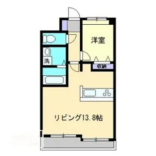 ウイングコート高松【0505号室】の間取り