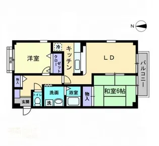 フォブールみらい【0201号室】の間取り