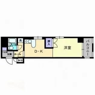 アルファエステート扇町【01001号室】の間取り