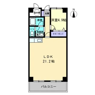 アーバン茜【0609号室】の間取り