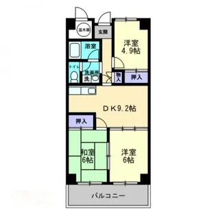 アーバン茜【0807号室】の間取り