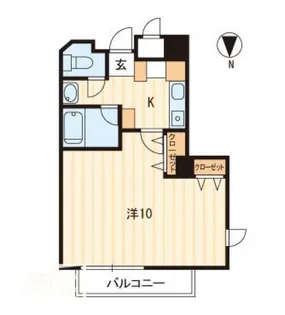 ソレアード古新町【0704号室】の間取り