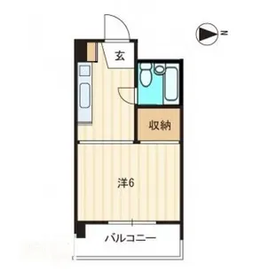 ホワイトマンション【0401号室】の間取り